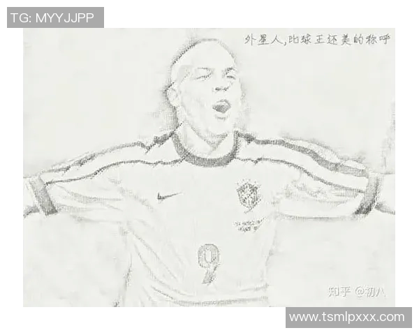 用素描勾勒足球明星风采展现球场英雄气质